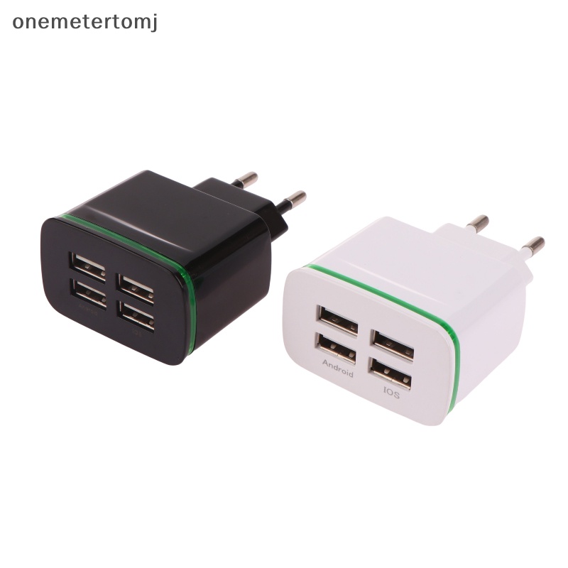 Onemetertomj Đầu Sạc USB 4 Cổng Nhanh Tiện Dụng Mang Theo Du Lịch