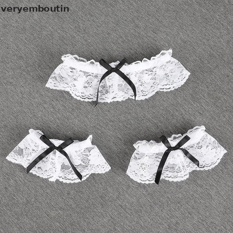 Bộ Vòng Đeo Cổ + Nhẫn Đeo Đùi Ren Kiểu Công Chúa Vui Nhộn Cho Cô Dâu Trong Ngày Cưới n