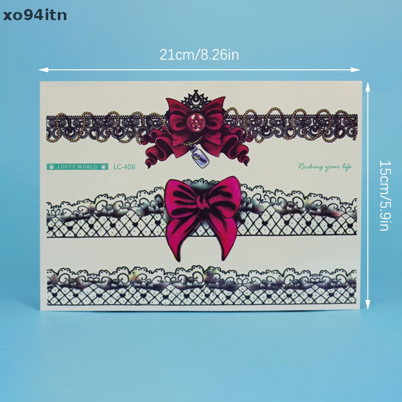 1 Tờ Hình Xăm Dán Tạm Thời Chống Nước Độc Đáo