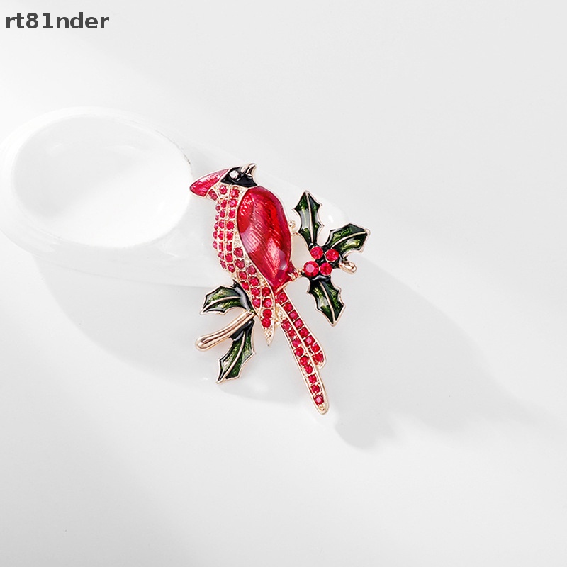 Ghim Cài Áo Hình Chú Chim Nhiều Màu Sắc Đính Đá Lấp Lánh