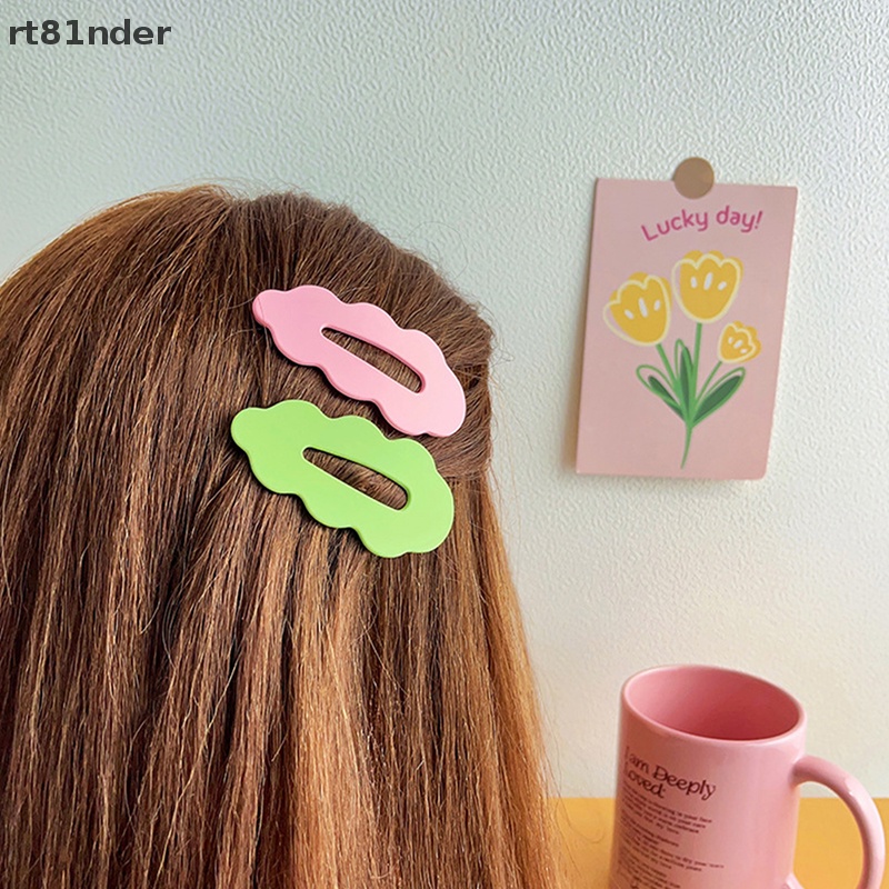 Bộ 2 Kẹp Tóc Hình Đám Mây Nhiều Màu Sắc Dễ Thương Cho Nữ