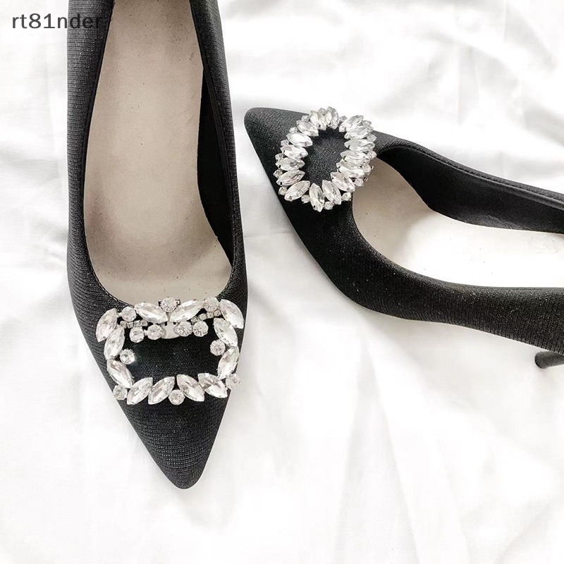 Rt 1 Kẹp Giữ Giày Cao Gót Đính Đá Lấp Lánh Trang Trí Đám Cưới Dành Cho Bạn Nữ n