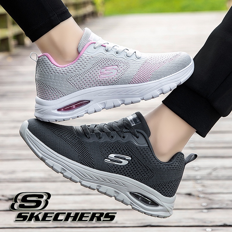 Hàng Có Sẵn * Giày Thể Thao Skechers_Giày Chạy Bộ Cột Dây Cổ Thấp Có Đệm Khí Cho Nam Và Nữ