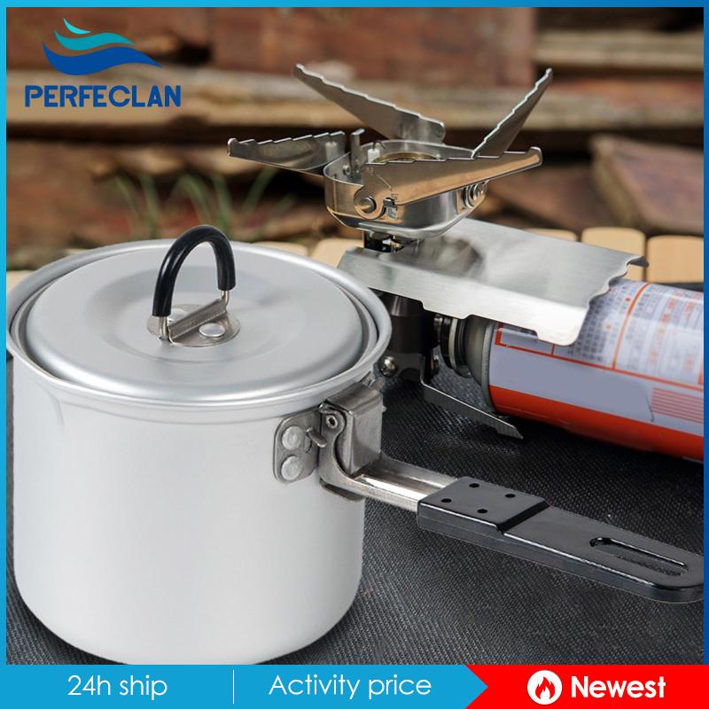 Nồi Nấu Cà Phê Có Nắp Và Tay Cầm Có Thể Gấp Gọn Dùng Khi Đi Câu Cá / Du Lịch / Leo Nú