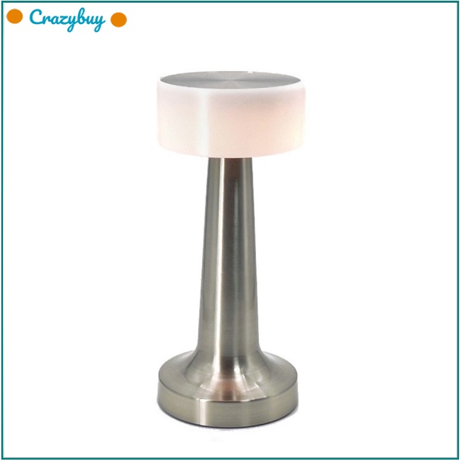 Cr Đèn Led Để Bàn 3 Màu Tiết Kiệm Năng Lượng Phong Cách Retro