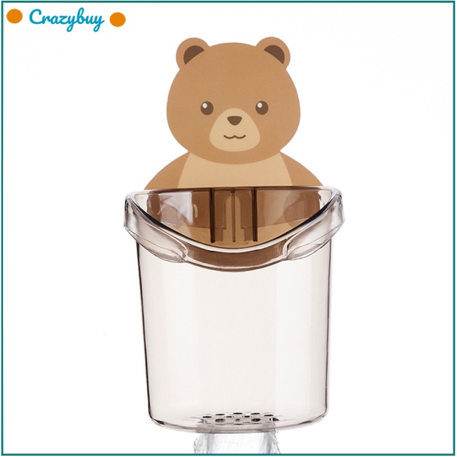 Cr Giá Treo Bàn Chải Đánh Răng / Cốc Súc Miệng Gắn Tường Tiện Dụng