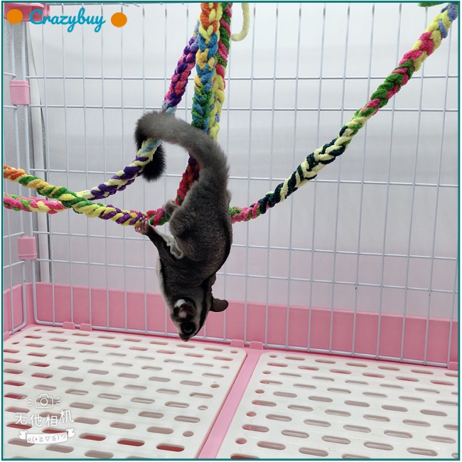 Cr Võng Leo Trèo Bằng Dây Thừng Cotton Dành Cho Chuột Hamster / Vẹt