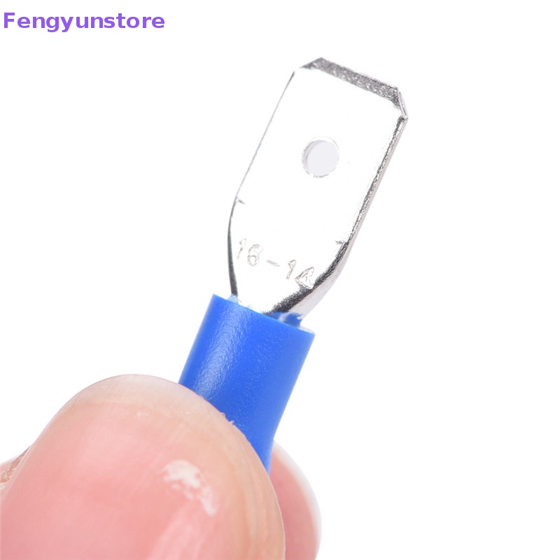 Set 100 Đầu Nối Dây Điện Cách Điện Màu Xanh Dương