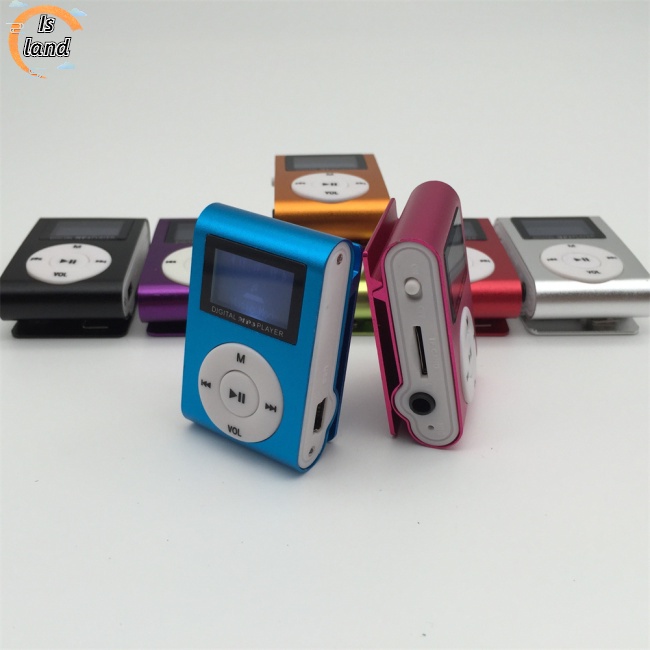 Loa Nghe Nhạc Mp3 Mini Hình Khối Lập Phương Dạng Kẹp Có Thể Sạc Lại Kèm Dây Cáp Usb
