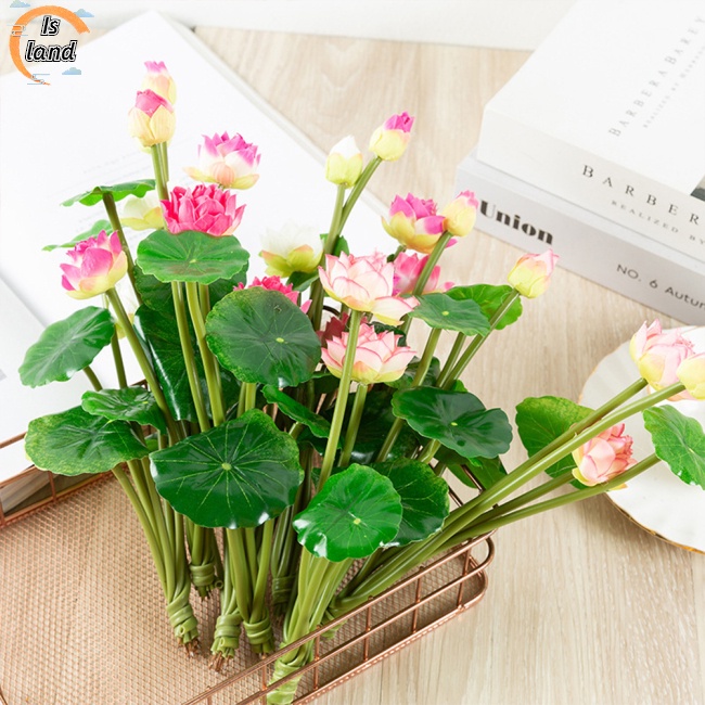 Đĩa Ăn Tối Hình Hoa Sen Màu Xanh Lá Cỡ Nhỏ Độc Đáo Trang Trí Khách Sạn