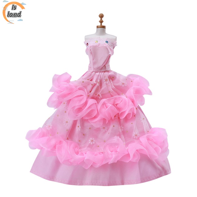 1 Bộ Đầm Công Chúa Thời Trang Cho Búp Bê Cao 30cm (Không Kèm Búp Bê)
