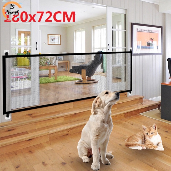 Hàng Rào Lưới Bảo Vệ An Toàn Cho Thú Cưng Có Thể Gập Lại