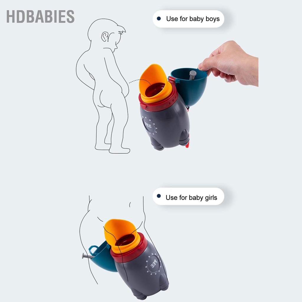 HDbabies Pee Huấn Luyện Cốc Niêm Phong Tốt Ngoại Hình Dễ Thương Di Động Nhỏ Bé Trai Bô Nơi Để Tiểu Cho Trẻ Em Nhà Xe Du Lịch