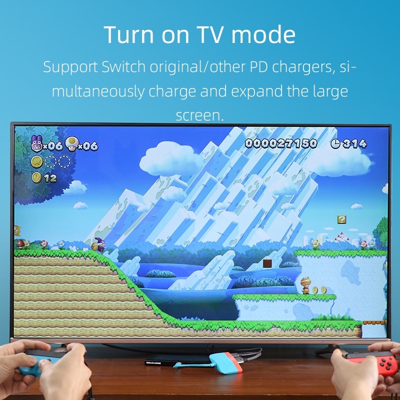 NINTENDO Dock Chuyển Đổi USB C Sang 4K HDMI USB 3.0 Cho Macbook Pro