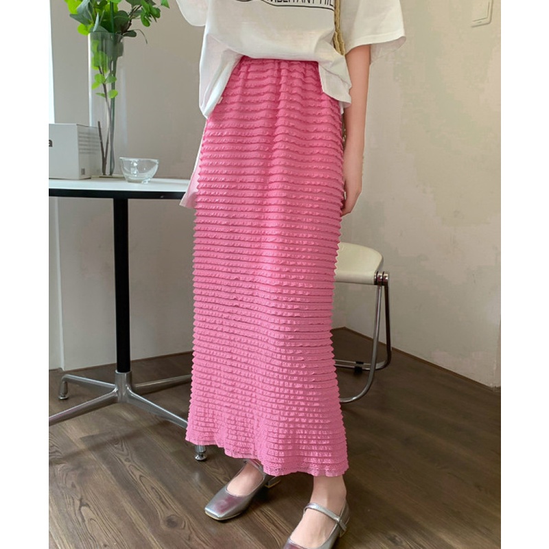 Chân Váy Maxi Lưng Cao Phối Ren Thời Trang Mùa Hè Cho Nữ