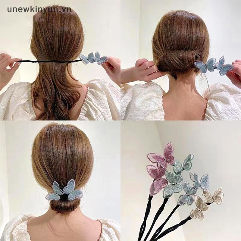 Kẹp Tóc Hình Bướm DIY Ngọt Ngào Dành Cho Nữ