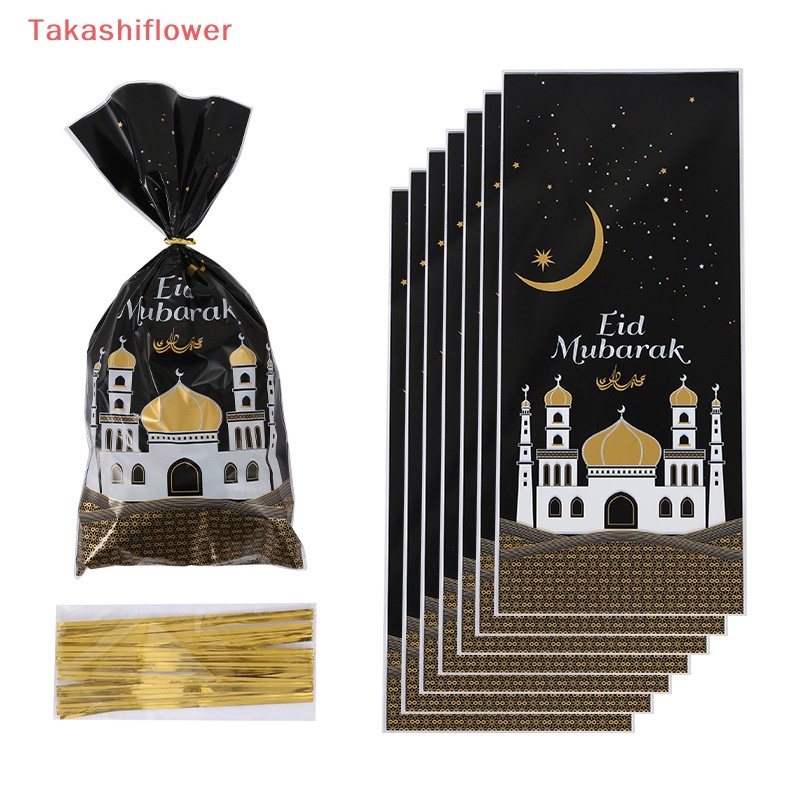Set 50 Túi Nhựa Đựng Bánh Kẹo Phong Cách Hồi Giáo