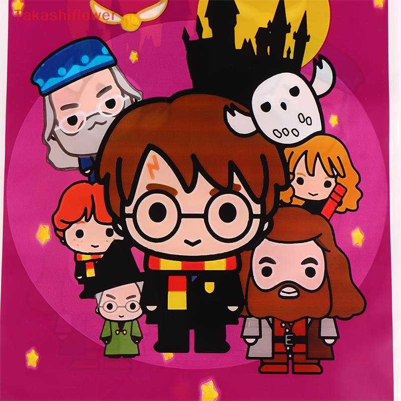 Set 10 Túi Đựng Quà Họa Tiết Hoạt Hình Harry Potter Độc Đáo