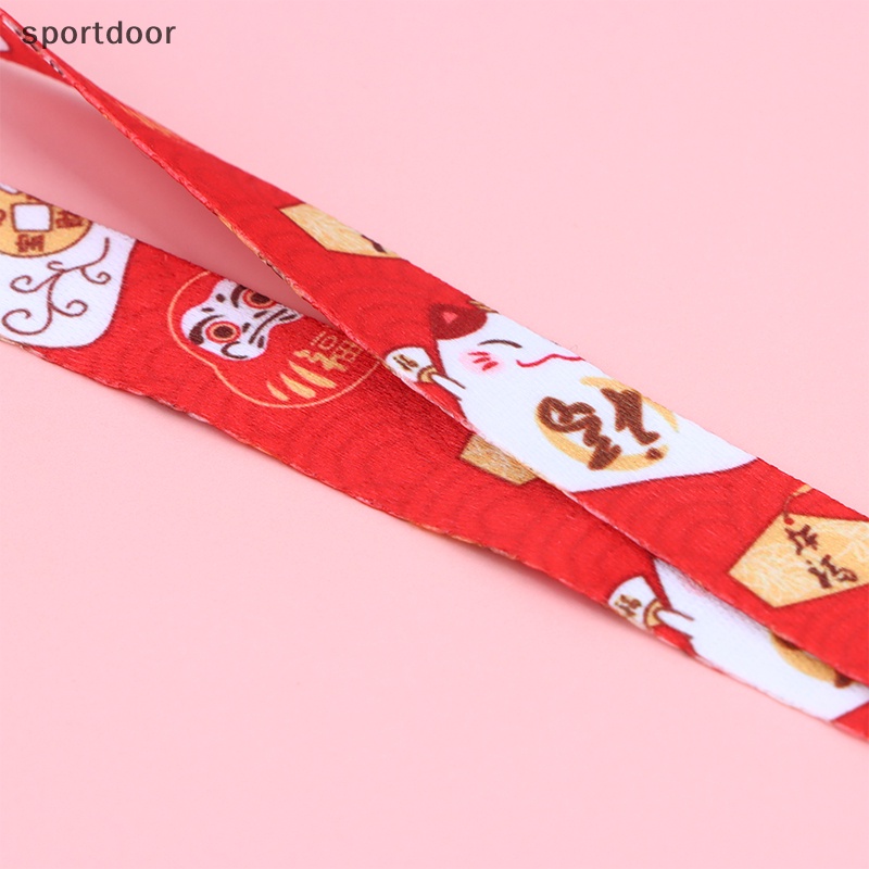 [sportoutdoor] Vòng Silicone Polyester Đeo Cổ Chống Thất Lạc Hình Mèo May Mắn Nhỏ Gọn [out]