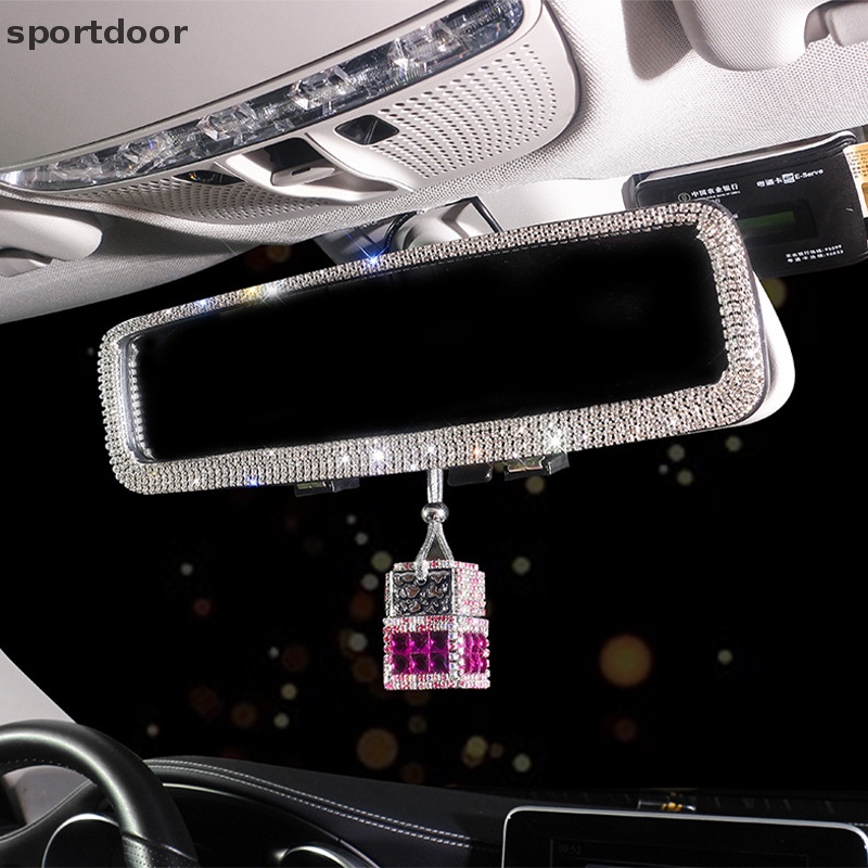 [sportoutdoor] Mặt Dây Chuyền Gương Chiếu Hậu Ô Tô Pha Lê Kim Cương Pha Lê [out]