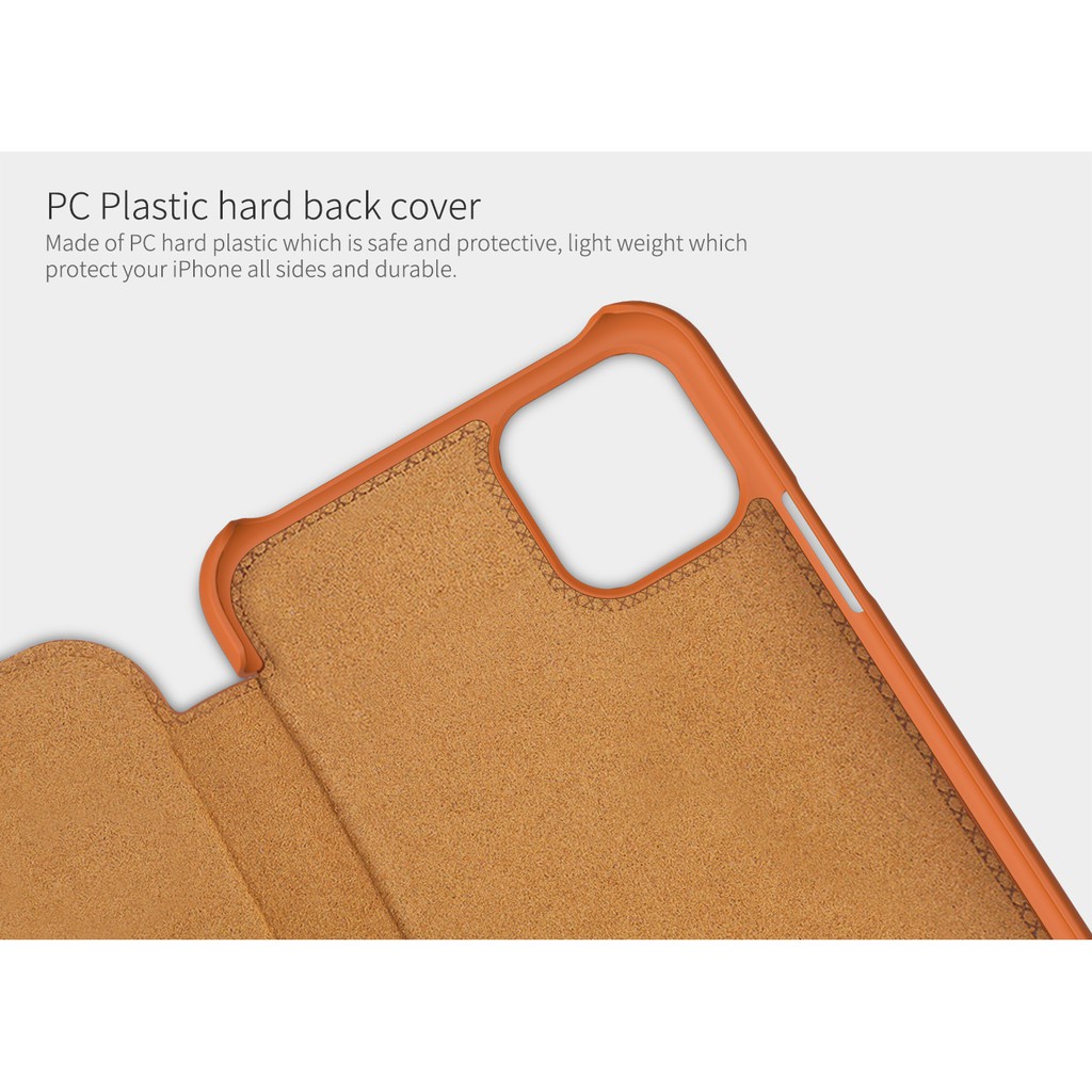 Bao da nillkin QIN cho IPhone 11/IPhone 11 Pro/IPhone 11 Pro Max