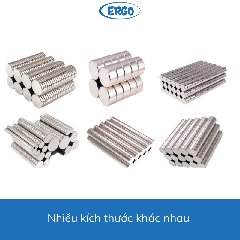 Nam châm vĩnh cửu, tròn nhiều kích thước