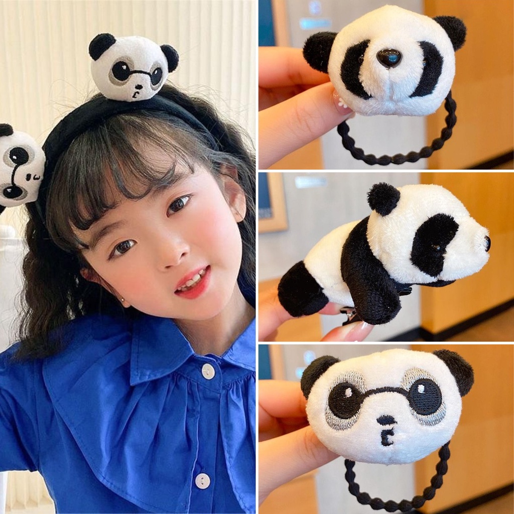 Kẹp Tóc Hình Gấu Trúc Xinh Xắn Cho Bé Gái