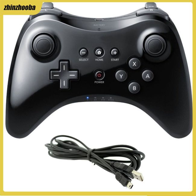 Fs Tay Cầm Chơi Game Không Dây Chuyên Nghiệp Cho Nintendo wii U Pro Kèm Cáp USB