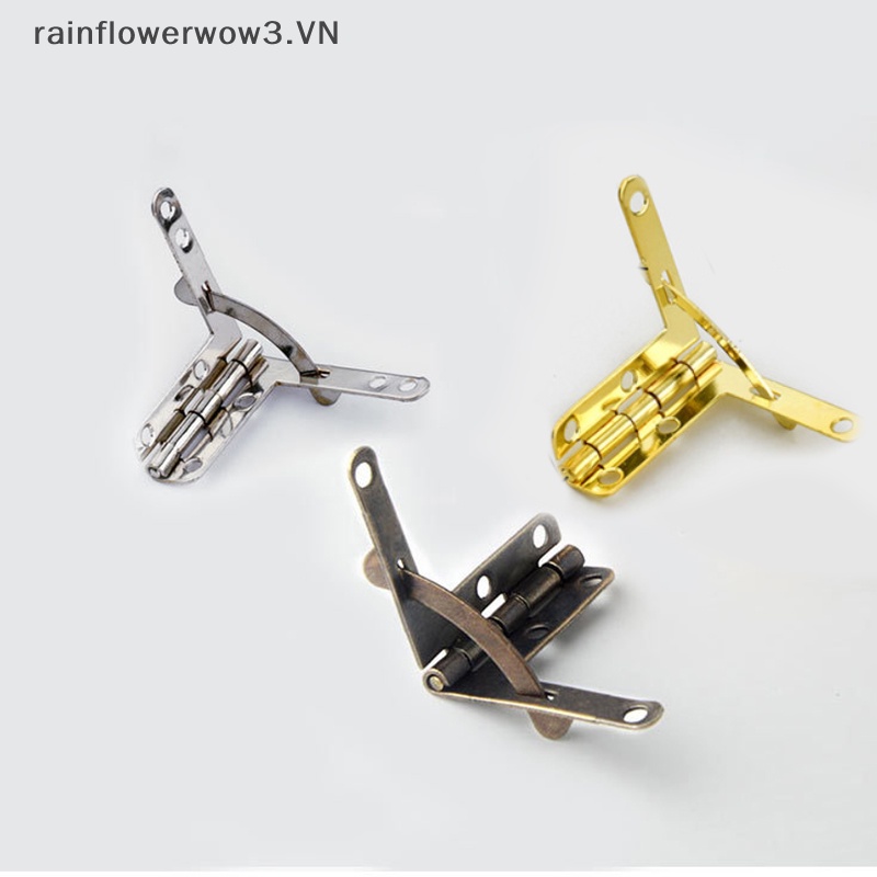 Set 10 Bản Lề Kim Loại 90 Độ Hỗ Trợ Trang Sức / Hộp Quà / Đồ Nội Thất