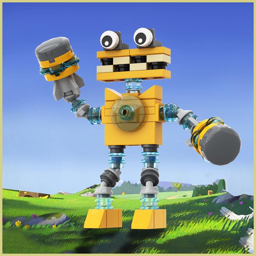 Mô Hình Đồ Chơi Lắp Ráp Nhân Vật Hoạt Hình My Sings Monsters Rare Epic Wubbox