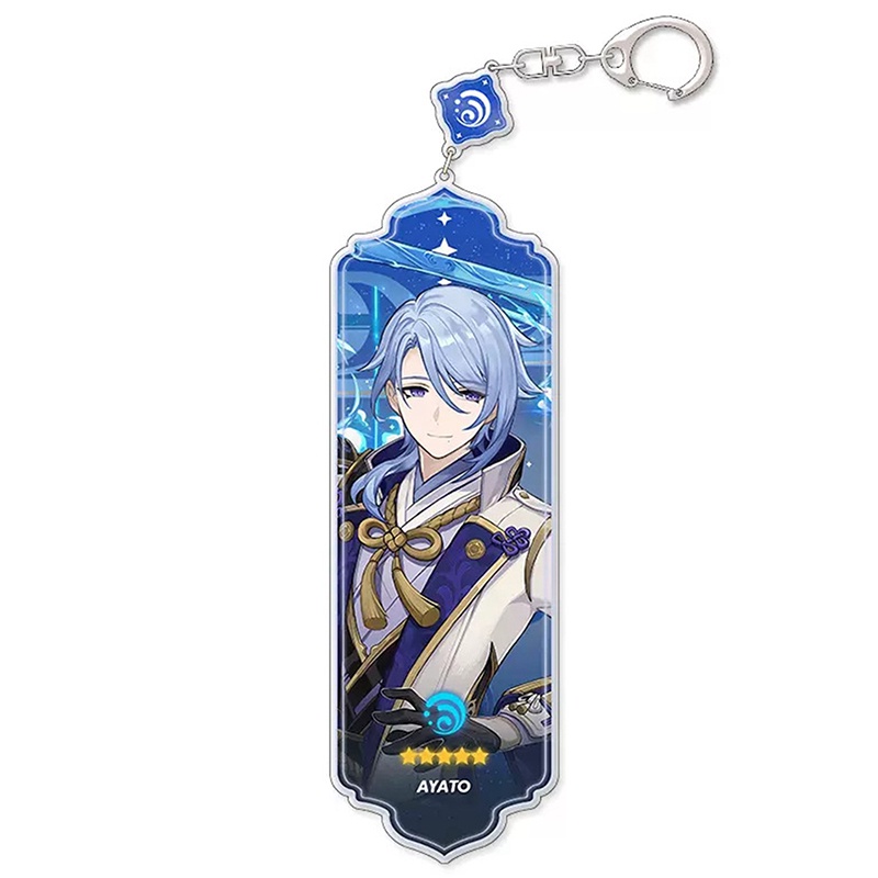 Ygt Móc Khóa Acrylic Hình Búp Bê Anime Genshin Va Chạm Dễ Thương Cho Người Hâm Mộ