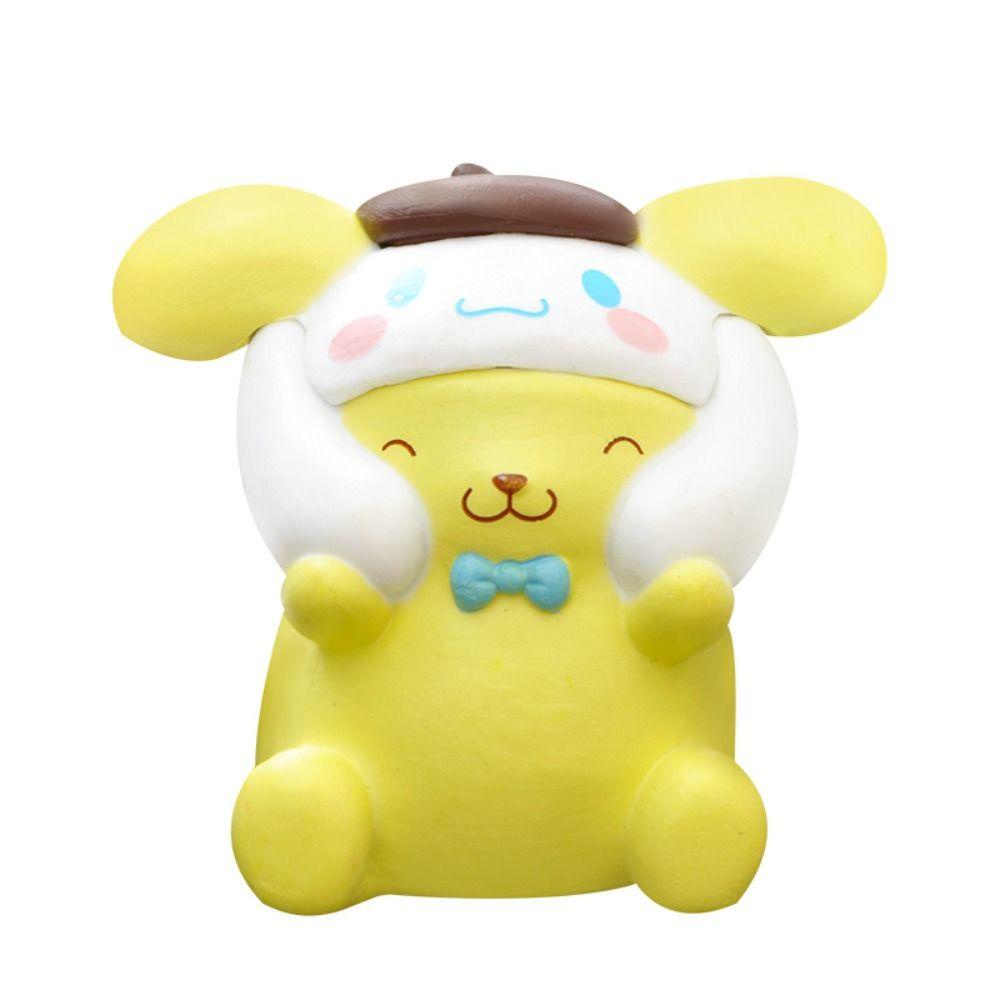 Đồ trang trí Kuromi Mini Bằng Pvc Dùng Trang Trí