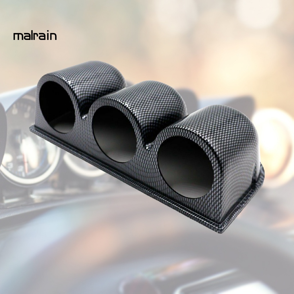 Giá Đỡ Bảng Điều Khiển Xe Hơi 3 Lỗ 6cm Bằng Sợi Carbon