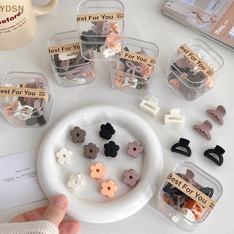 Set 10 Kẹp Tóc Càng Cua Mini Bằng Nhựa Thời Trang Cho Bé