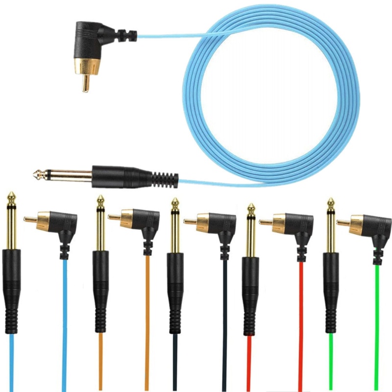 Dây Cáp Nối RCA Góc Phải 6.35mm Cho Máy Xăm