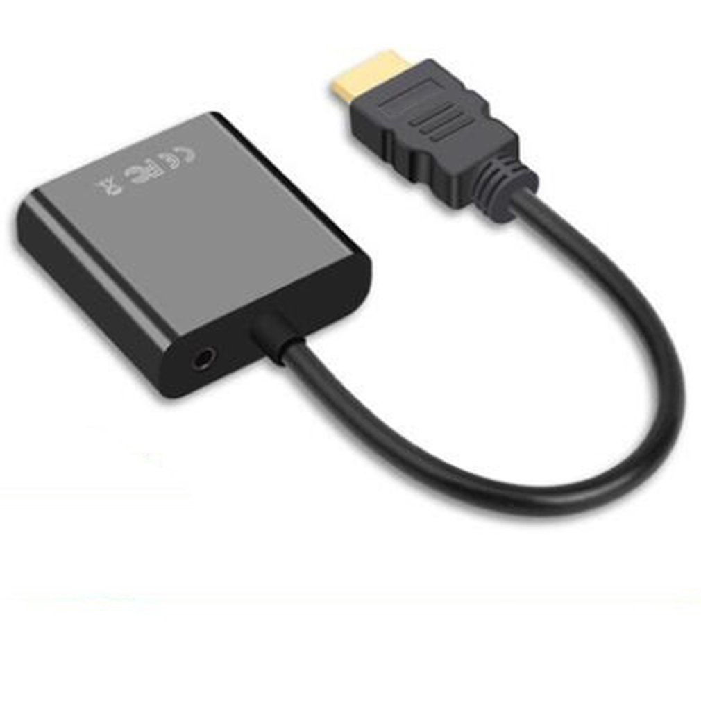 Hdmi-Compatible To Vga 1080P Male Female Video Converter Adapter Cable For Pc Laptop Hdtv Projectors [Q/4]