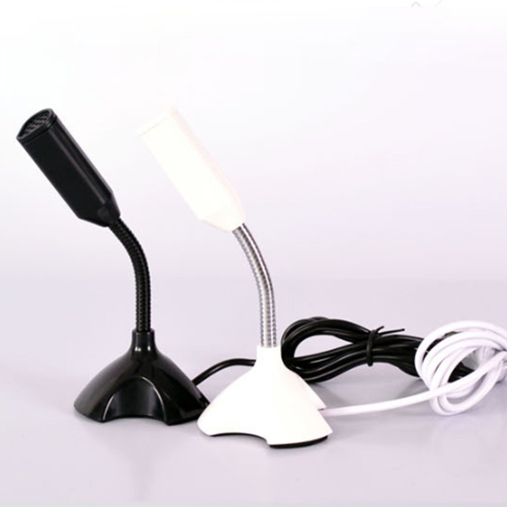 Microphone Dedicate Usb Capacitive Pc Laptop Notebook Mini Stand Mic Online Chat Recording Wire Device Microphones [Q/13]