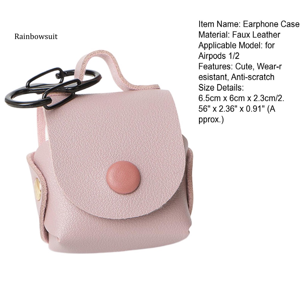 Vỏ Bảo Vệ Hộp Sạc Tai Nghe Airpods 1 / 2 Không Dây Bằng TPU Chống Trầy &amp; Nước