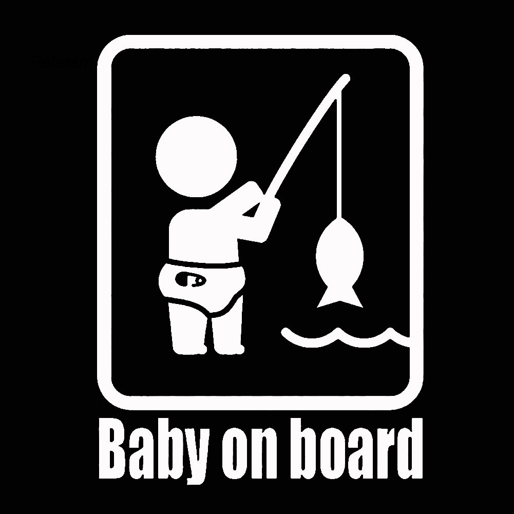 Miếng Dán Phản Quang Bằng PP In Chữ Baby on Board Trang Trí Xe Hơi