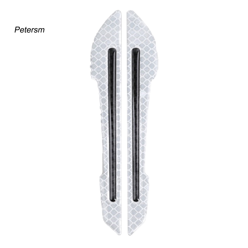 Bộ 2 Miếng Dán Phản Quang Cảnh Báo An Toàn Chống Va Chạm Cho Tay Nắm Cửa Xe Hơi