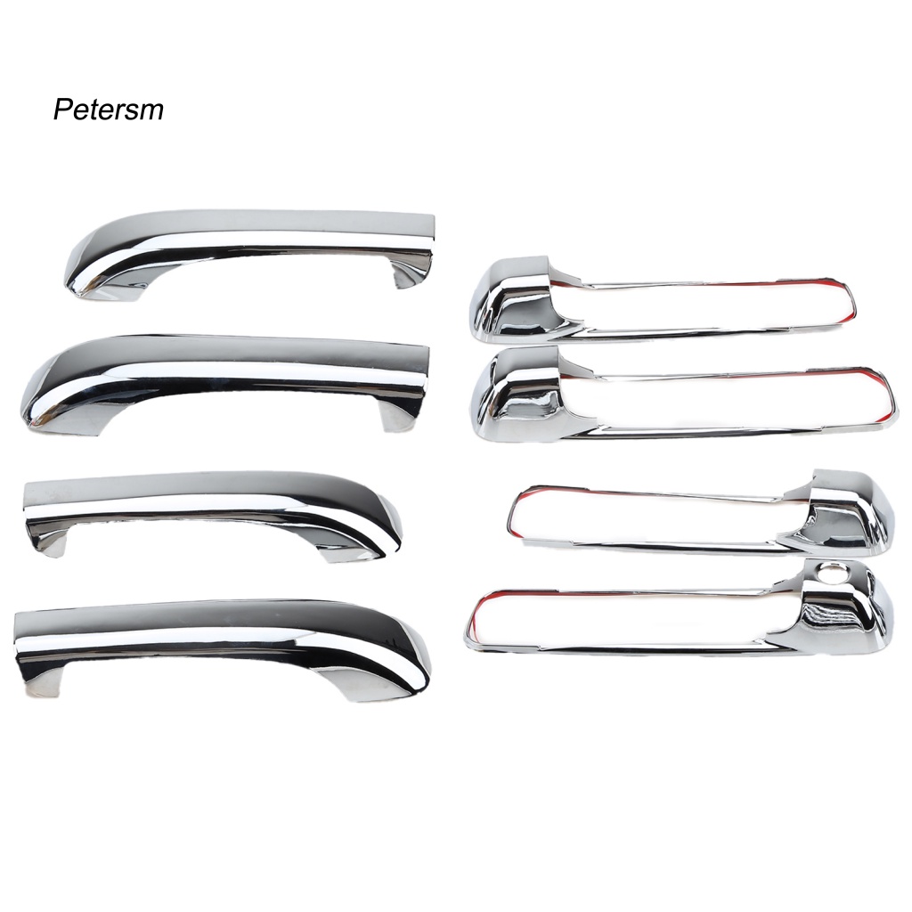 Set 8 Ốp Tay Nắm Cửa 4 Lỗ Không Cần Chìa Khóa Chuyên Dụng Cho Dodge Ram 09-15