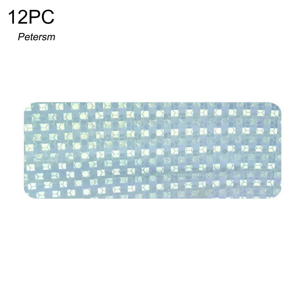 Bộ 12 Miếng Dán Phản Quang Chống Thấm Nước Trang Trí Thân Xe Hơi