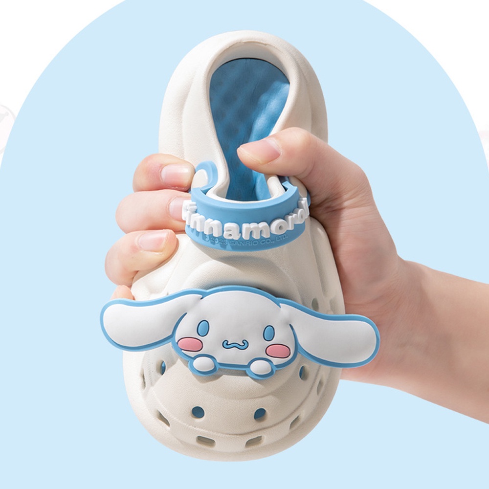 Dép Crocs Đế Mềm Chống Trượt Họa Tiết Hoạt Hình Đáng Yêu Có Size Lớn 170-220 Cho Bé Gái