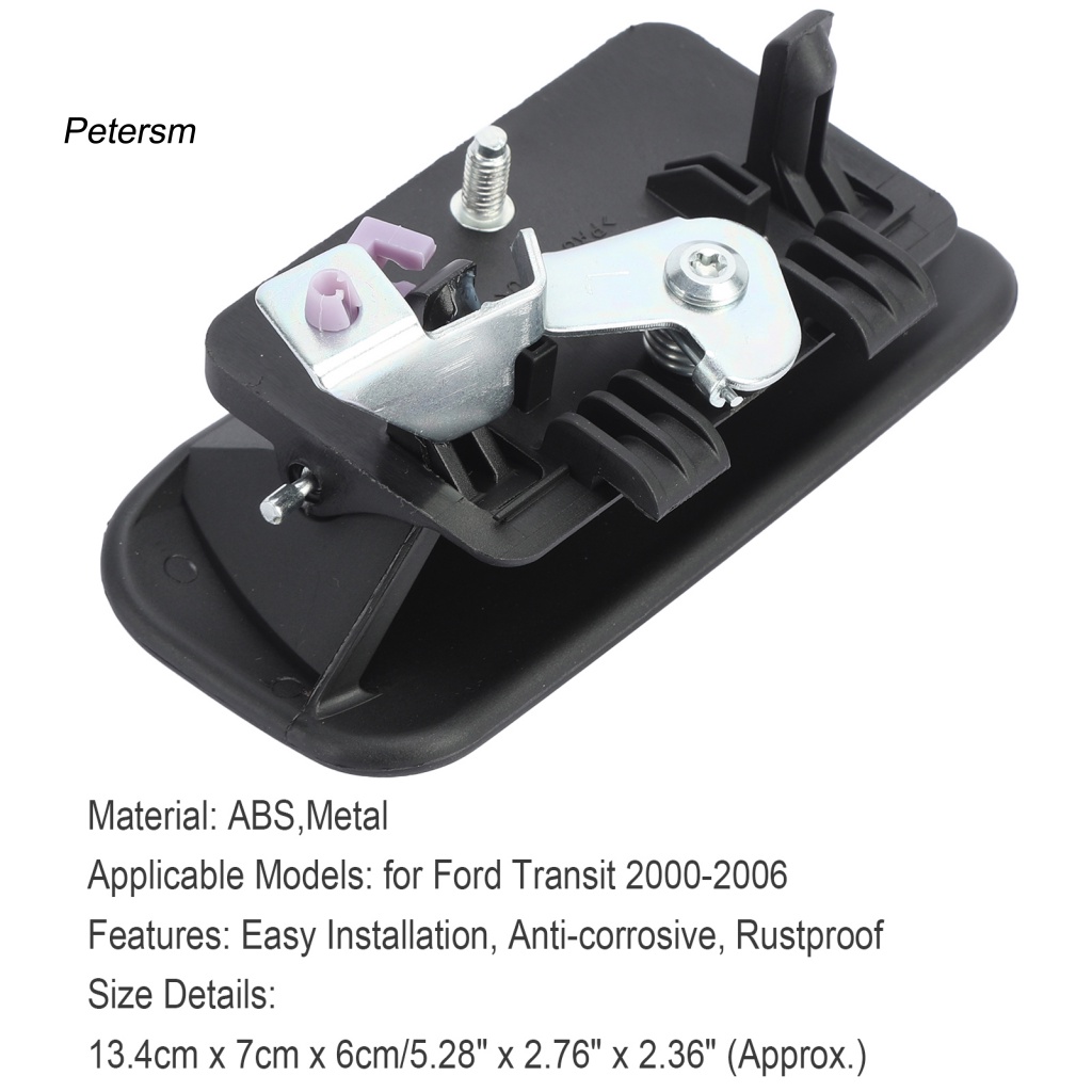 Tay Nắm Cửa Trái / Phải Thay Thế Bằng Nhựa PP Màu Đen Chống Rỉ Sét 1494055 Phụ Kiện YC15V26601AN Ford Transit 2000-2006