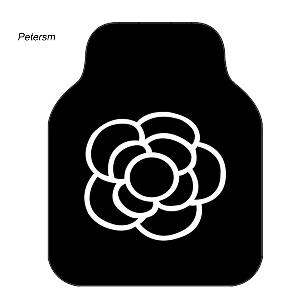 Thảm Lót Sàn Xe Hơi Bằng PVC Họa Tiết Hoa Tinh Tế Tiện Dụng Cho Xe Hơi