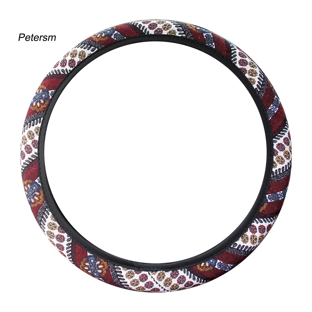 Vỏ Bọc Vô Lăng Xe Hơi Bằng Nhựa PP Kiểu Bện Phong Cách Dân Tộc Thoáng Khí Chống Mồ Hôi Tiện Dụng