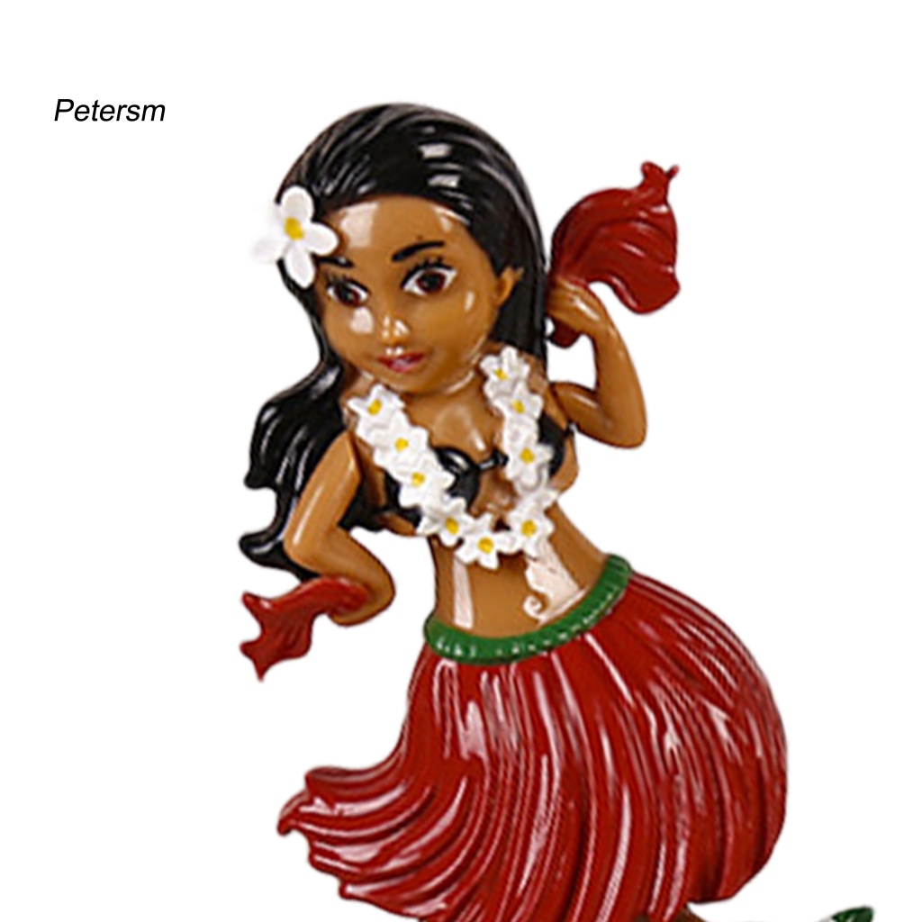 Tượng Cô Gái Hawaii Xoay Tròn Bằng Nhựa PP Chống Lộ Mắt Bắt Mắt