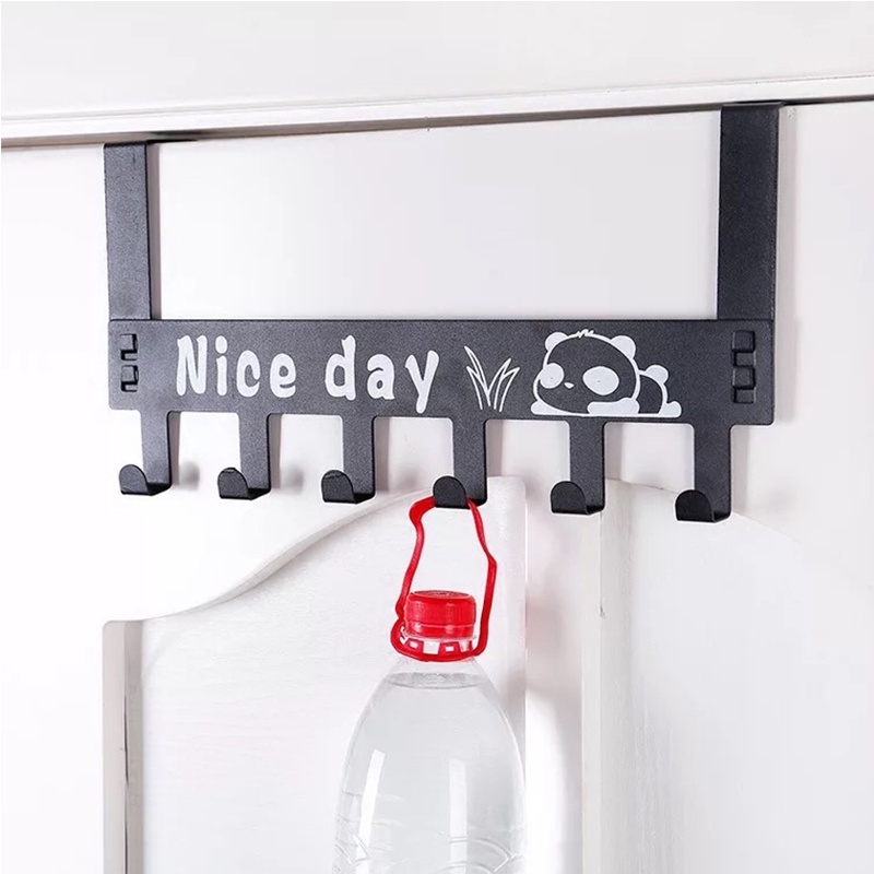 Giá Treo Đồ 6 Móc Đa Năng Tiện Dụng Cho Nhà Bếp / Phòng Tắm