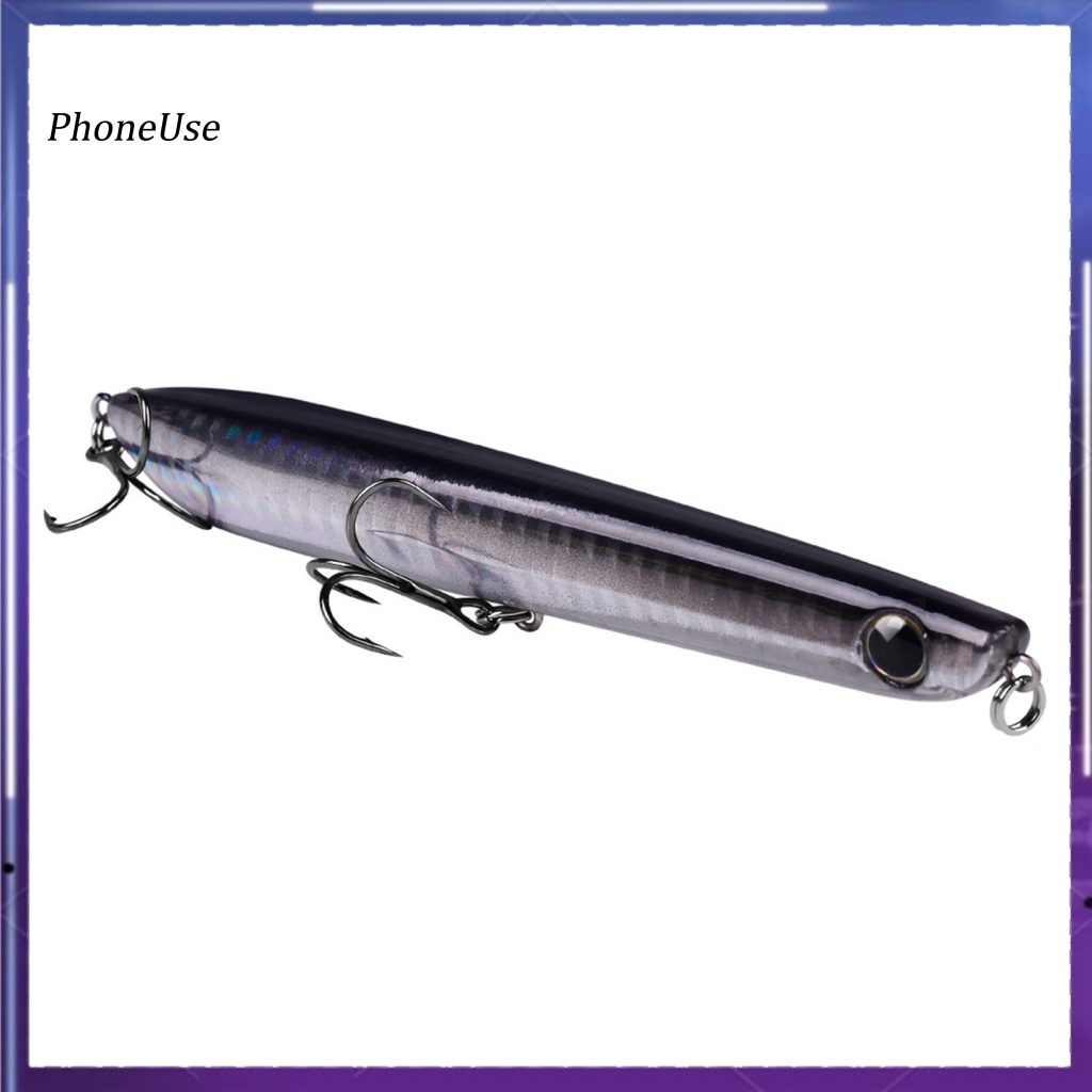 Mồi Giả Nhử Cá Bằng PU Mắt Nhọn 3D Có Móc Câu 13cm / 16g