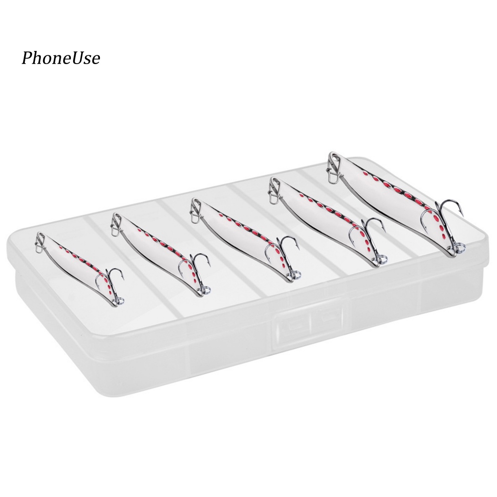 Hộp 5 Mồi Câu Cá Giả Bằng PU Chống Ăn Mòn 5 / 7 / 10 / 15 / 20g